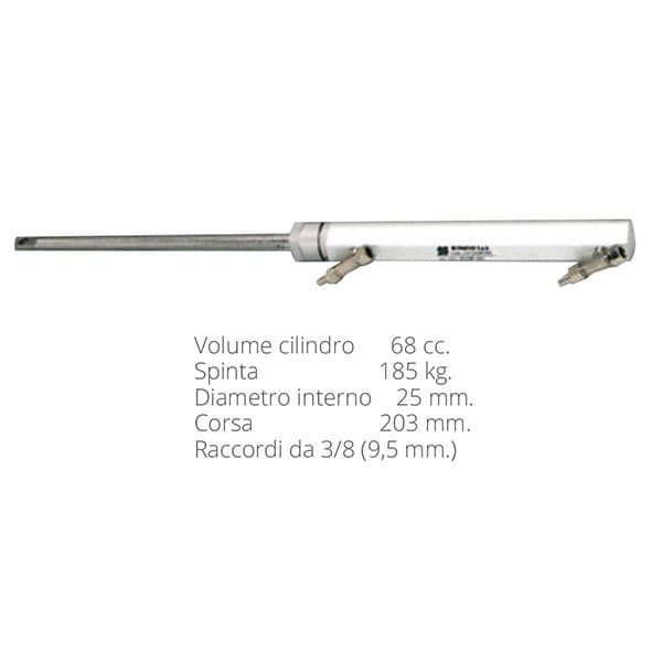Ultraflex Sidemonteret Cylinder Uc68-obs Søvfarvet