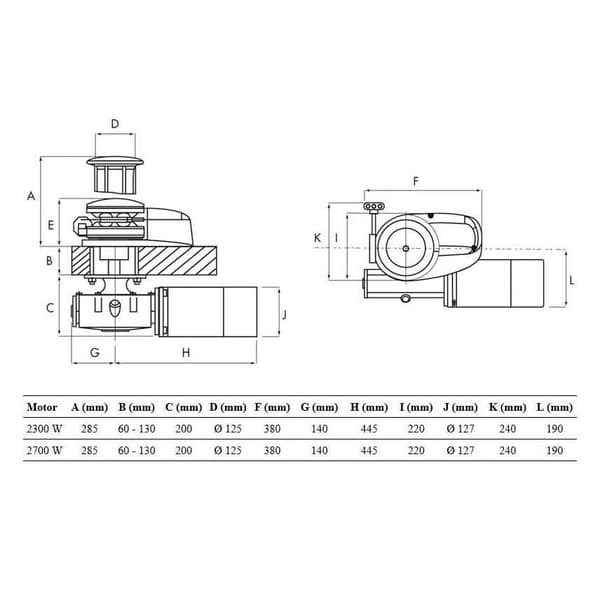 Lofrans X4 Hydraulic Søvfarvet 602361