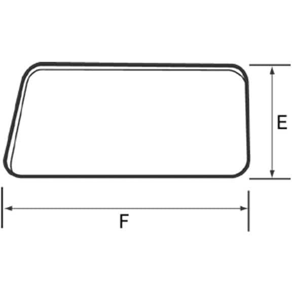 Nuova Rade Top Line 243x607 Mm Hvid
