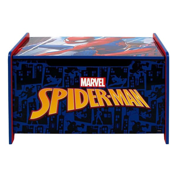 Marvel Legetøjsstativ I Træ Spiderman Blå