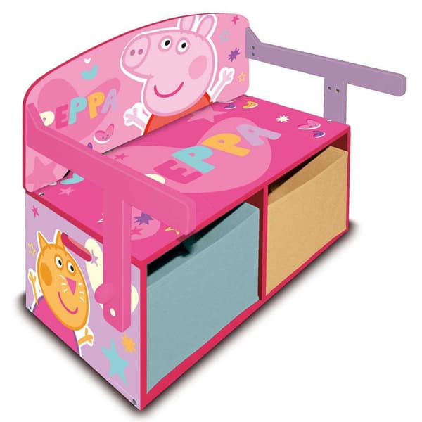 Peppa Pig 3 1 1 Säilytyspenkki Pinkki
