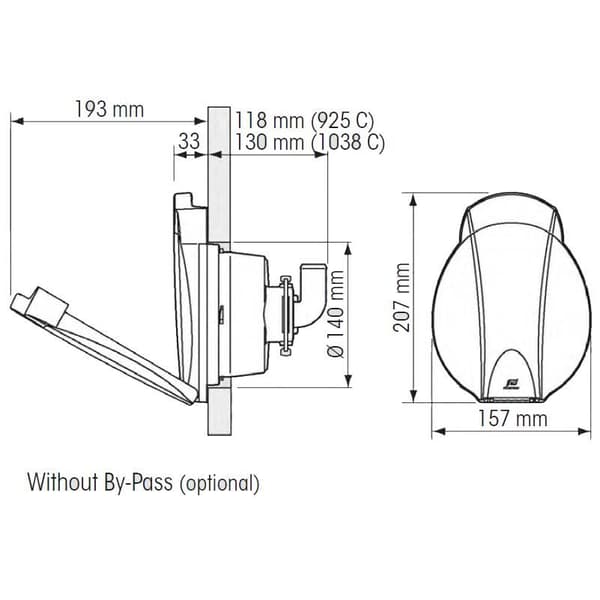 Plastimo 925c Hvid 2430 Liters / h
