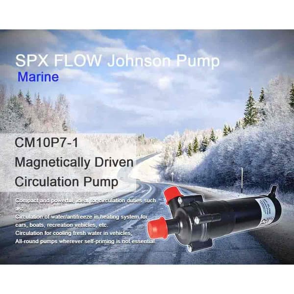 Johnson Pump Centrifugal Pumpe Cm10p7-1 15l/min 12v 16 Mm Søvfarvet 177 x 68 x 85 mm