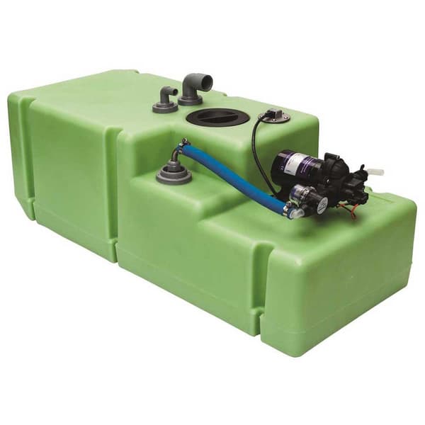 Vetus Dricksvattentank Premium 120l 12v Grönt 120 Liters