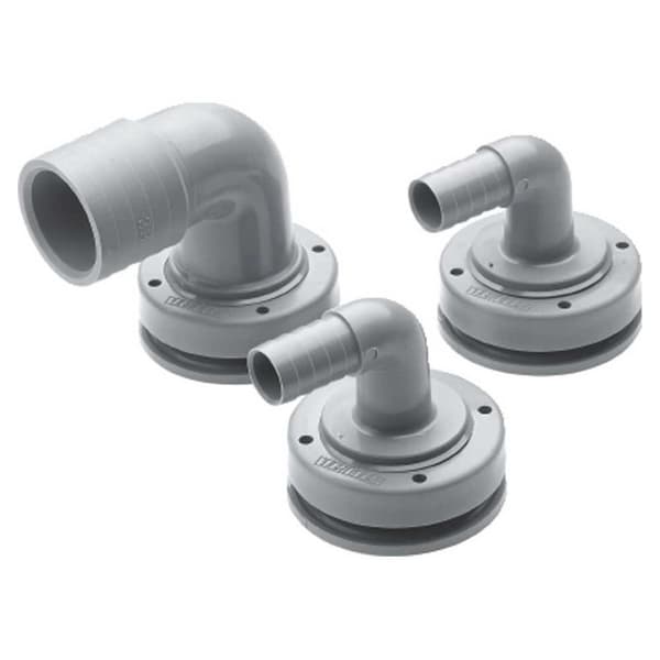 Vetus Tanks Curved Racor Flexible Hopeinen 19 mm