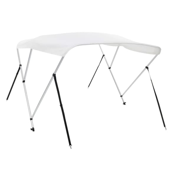 biminitop med 3 buer 183x180x137 cm hvid