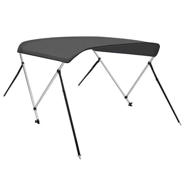 biminitop med 2 buer 150x120x110 cm antracitgrå
