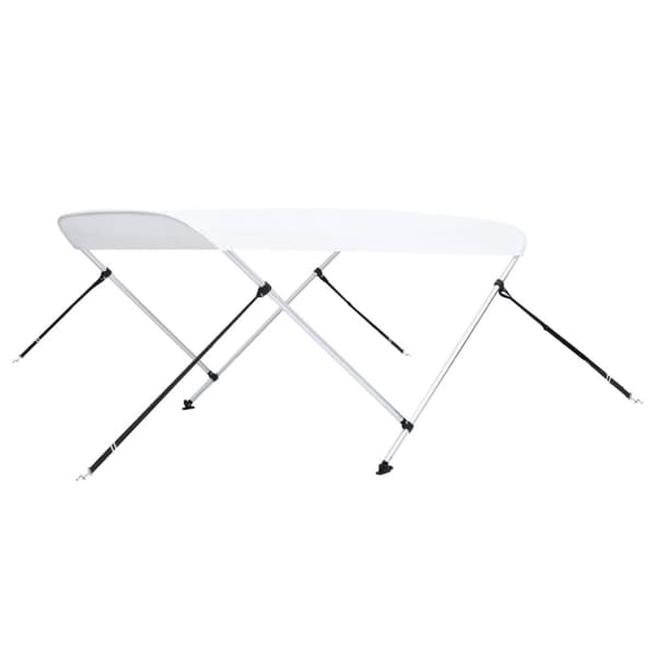 2-kaarinen bimini-kate valkoinen 150x120x110 cm