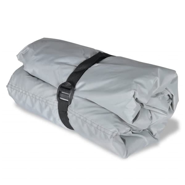 båddækken 2 stk. 427-488 cm længde, 229 cm bredde grå