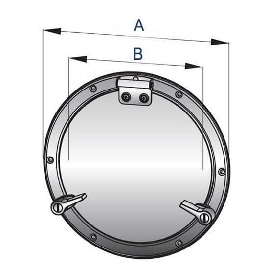 Vetus Inox Vent Pq Søvfarvet 126 mm