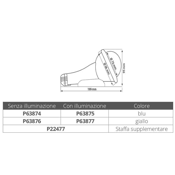 Plastimo Kompassi Valaistuksella Iris 100 Hopeinen 199 x 95 mm