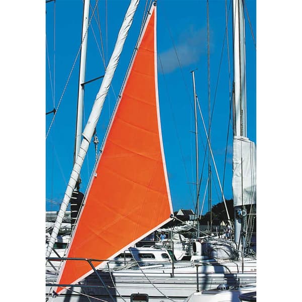 Plastimo Fluorescerende Storm Jib Sejl 5m2 Flerfarvet