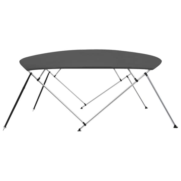 biminitop med 4 buer 243x(230-244)x137 cm antracitgrå