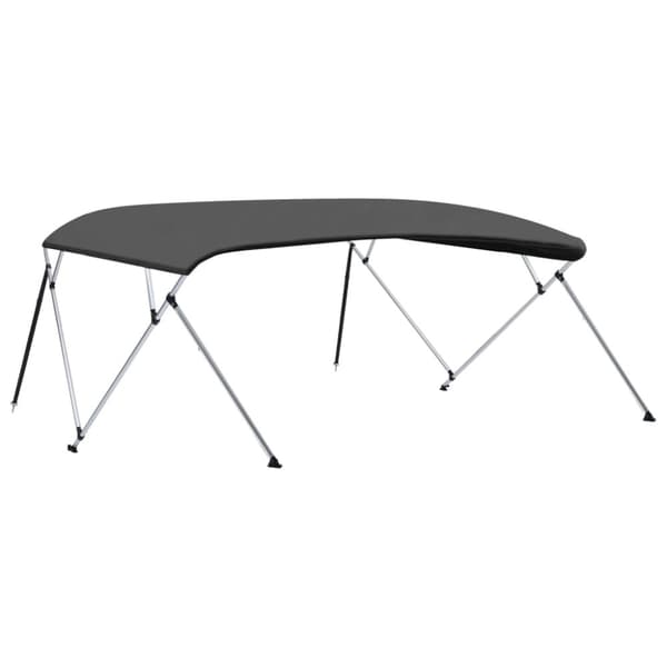 biminitop med 4 buer 243x(230-244)x137 cm antracitgrå