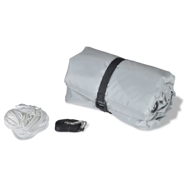 Båtöverdrag 2 st grå längd 610-671 cm bredd 254 cm