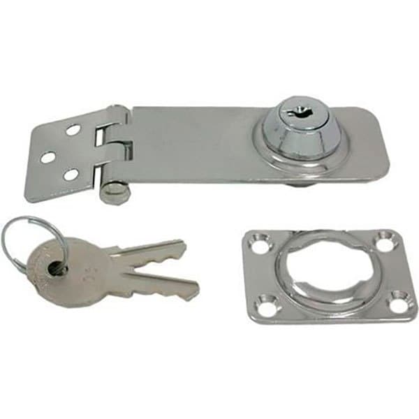 Goldenship Lukitus Hasp Hopeinen