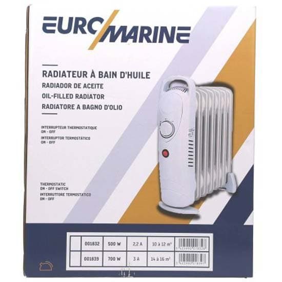 Euromarine Uppvärmningsoljeradiator 700w  38 x 30 x 14 cm