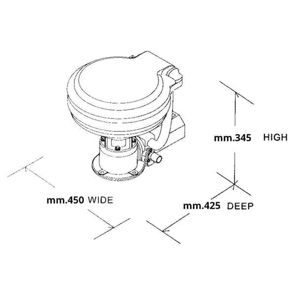 Matromarine Manuelt Toilet 2424803 Transparent