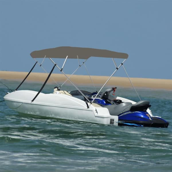 4-kaarinen Bimini-kate harmaa 243x196x137 cm