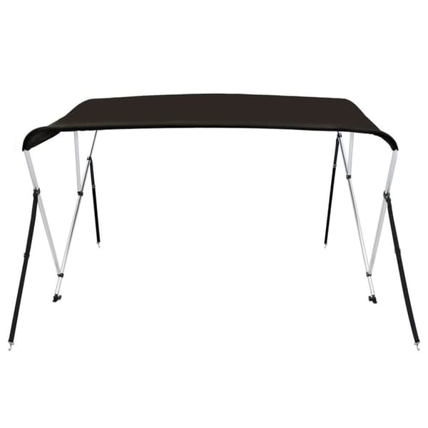 biminitop med 3 buer 183x196x137 cm sort