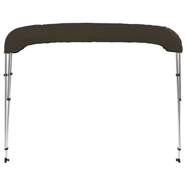 biminitop med 3 buer 183x196x137 cm sort