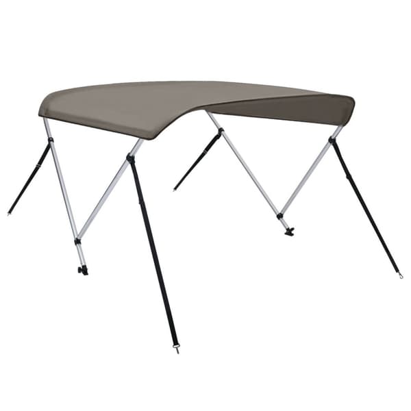 biminitop med 2 buer 180x150x110 cm grå