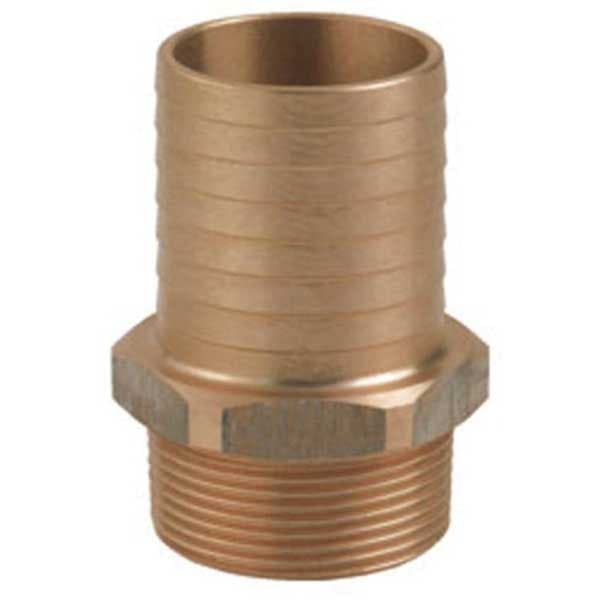 Guidi Gevind Og Rillet Bronzestik 45 Mm Gylden 1 1/2´´