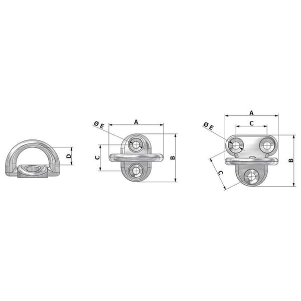 Plastimo Symmetrisk øjenkæde  20 mm
