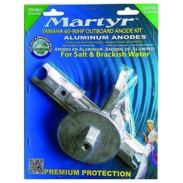 Martyr Anodes Aluminium Anode Yamaha 60-90hp Søvfarvet