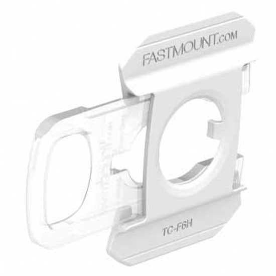 Fastmount Klister E Panel Clip Hane Base Textil 10 Enheter Durchsichtig
