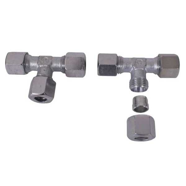 Lecomble & Schmitt Suorat Liitännät Pumppusarja 1/2´´ Hopeinen 18 mm