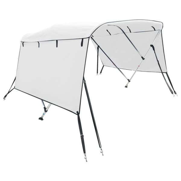 Bimini-toppi seinällä, 4 kaaria, 243x(200-213)x137 cm