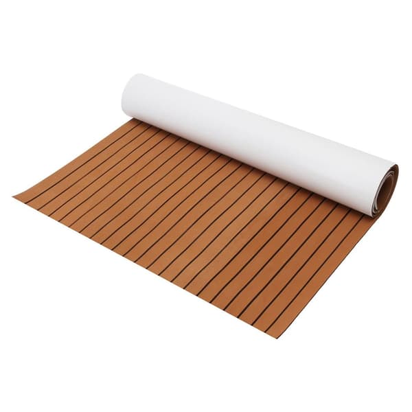 Teak EVA Foam Yacht Lattiamatto Kansimatto Itsekiinnittyvä 1200mmx2400mmx5mm