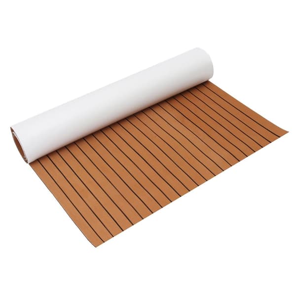 Teak EVA Foam Yacht Lattiamatto Kansimatto Itsekiinnittyvä 1200mmx2400mmx5mm