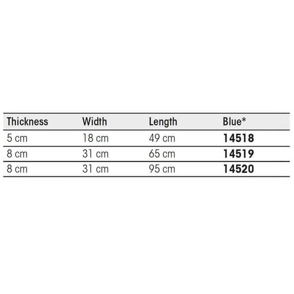 Plastimo Fender Flat Type 100 Blå 490 x 180 x 50 mm