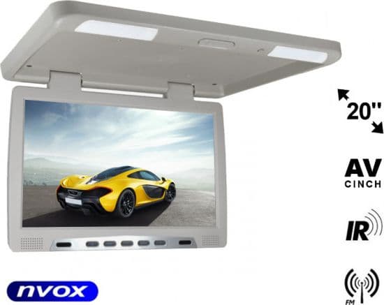 Autoradio Tak LCD-skjerm 20 tommer LED FM OG VGA ... (NVOX RF2090 GR)