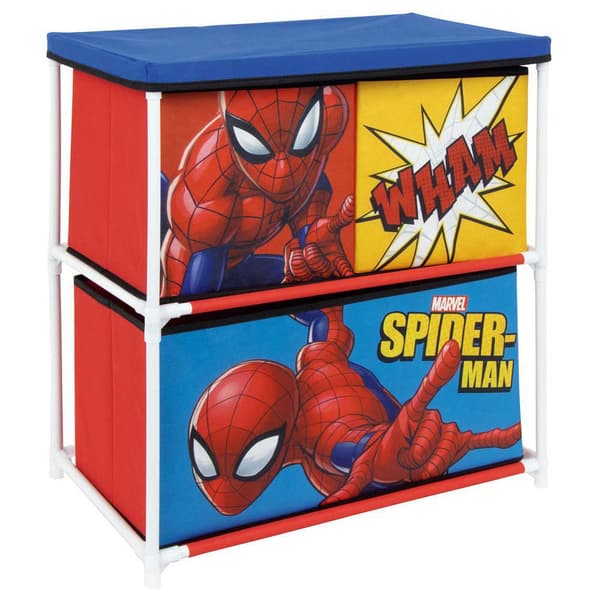 Marvel Laatikon Spiderman Säilytyshylly 3 Punainen