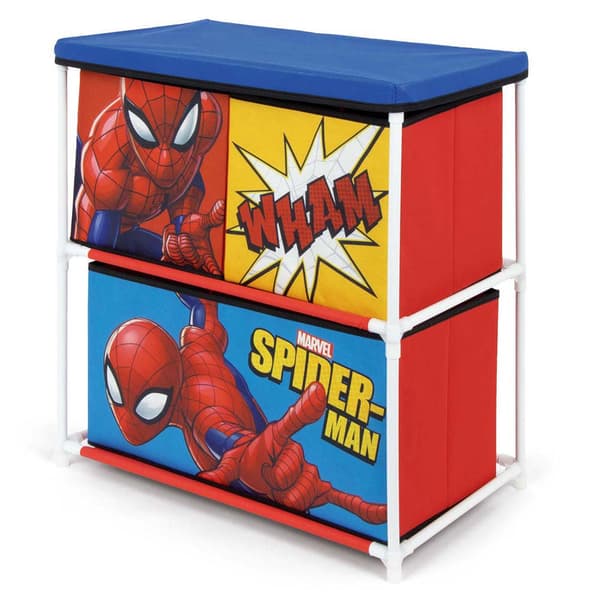 Marvel Laatikon Spiderman Säilytyshylly 3 Punainen
