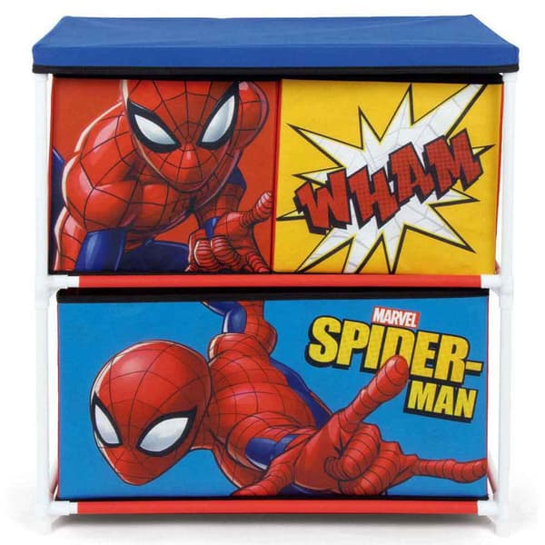 Marvel Låda Spiderman Förvaringshylla 3 Röd