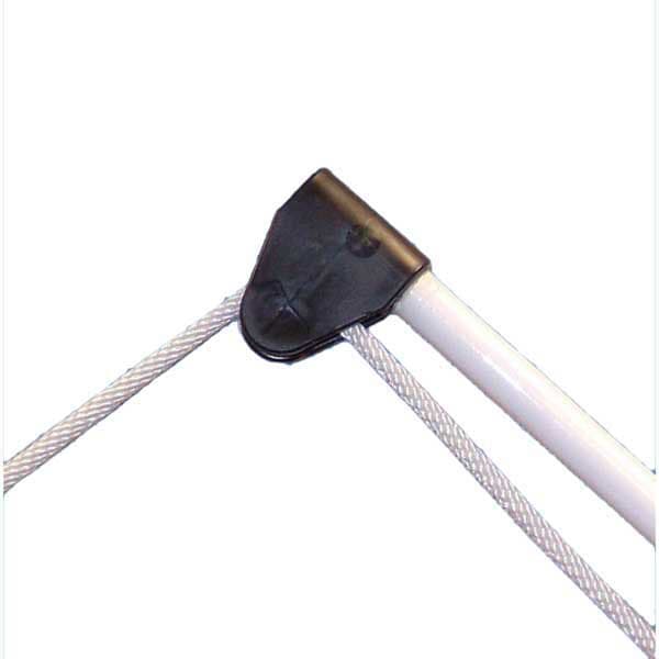 Oem Marine Standard Whip 8 M Hopeinen