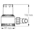 Pikkukuva 2 / 2: Attwood Raskas Duty Uppopumppu 24v Kirkas 6840 Liters / h