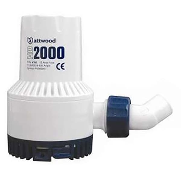 Attwood Raskas Duty Uppopumppu 24v Kirkas 6840 Liters / h