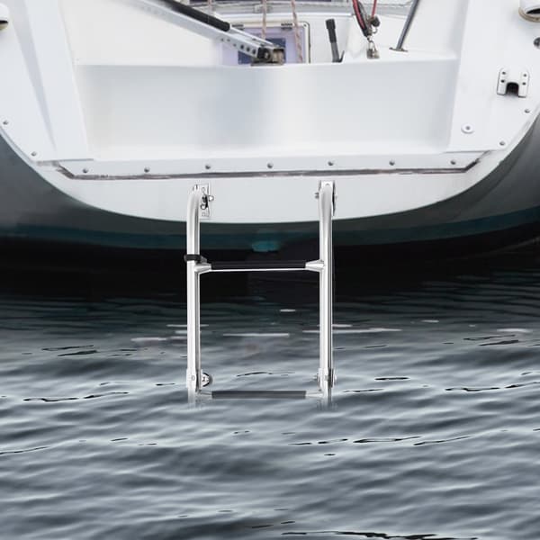 Fällbar Båtladdare, Hållbart Rostfritt Stål, 300 lbs Lastkapacitet, Lätt Installation