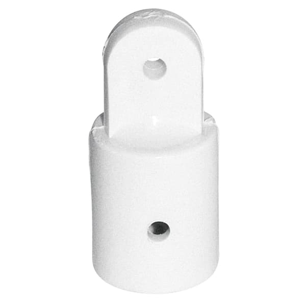 Ändhylsa för bimini topp 20-22mm vit, 22mm