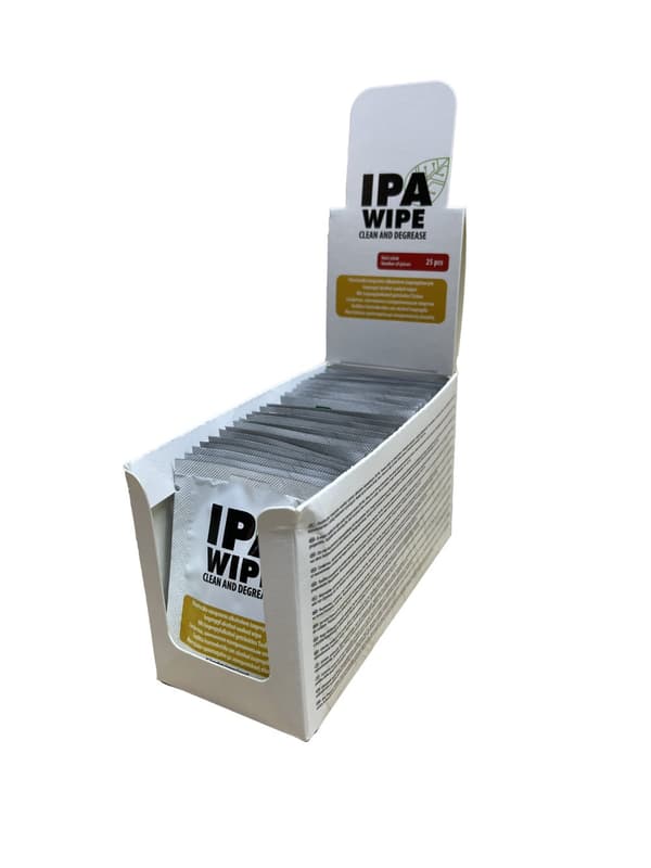 IPA-rasvanpoistopyyhkeet | 3 KAPPALETTA Isopropyylialkoholia