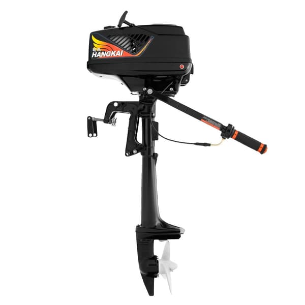 Utombordsmotor, 3,6HK Kraftfull motor, Lättviktsdesign,svart