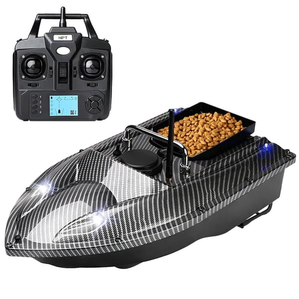 Fjärrstyrd Fiskebaitbåt, Avancerat GPS-system, Enkelt Baitbehållare,EU-kontakt 01