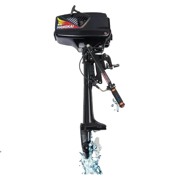 Utombordsmotor, 3,6 hk, Lättviktsdesign,svart