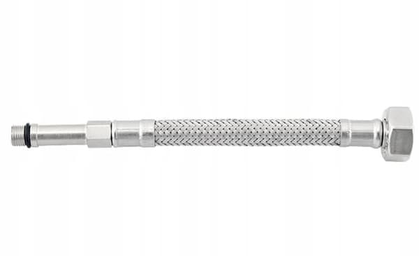 Punottu hanaletku 60cm 1/2''x10 Ruostumaton teräs