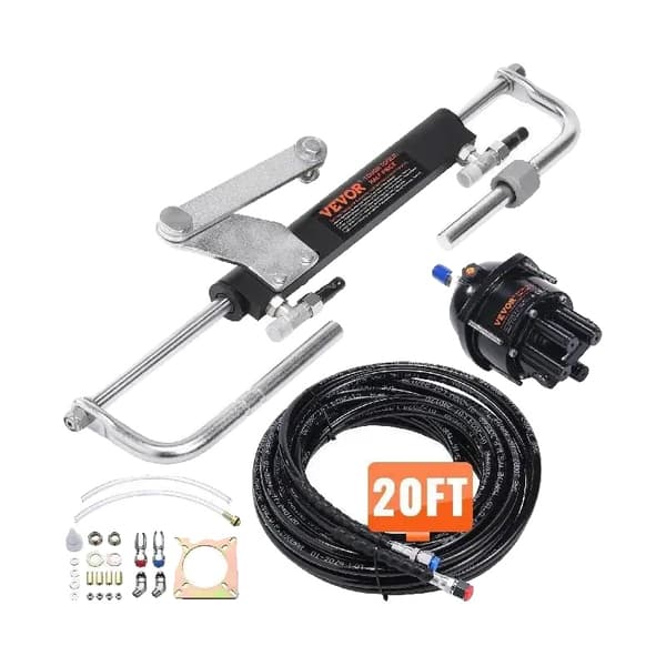 Hydraulisk Udenbords Styresystem, 90HK Motor Kompatibilitet, Høj Effektiv Kraft, Holdbare Hydrauliske Slanger